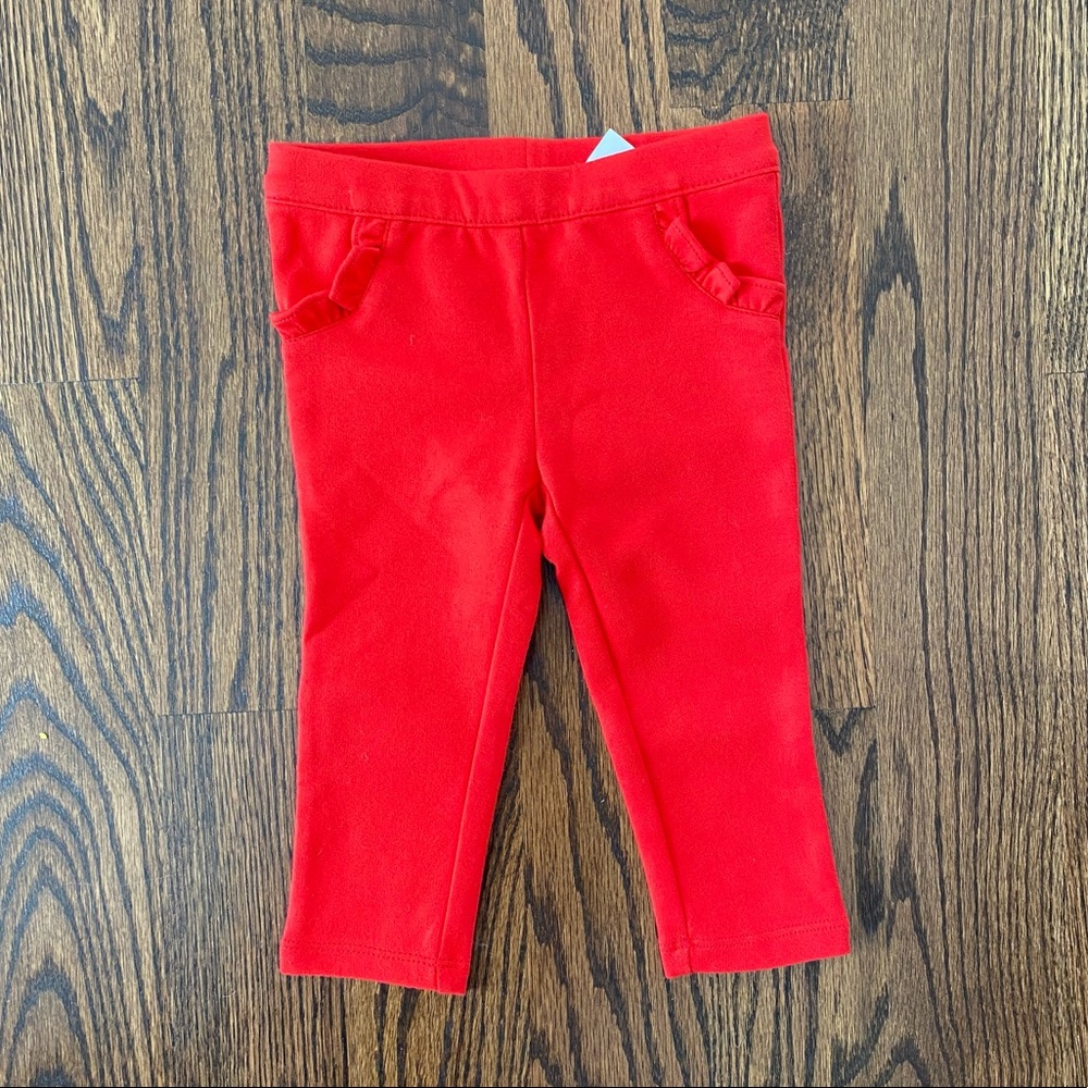 Red Janie and Jack leggings